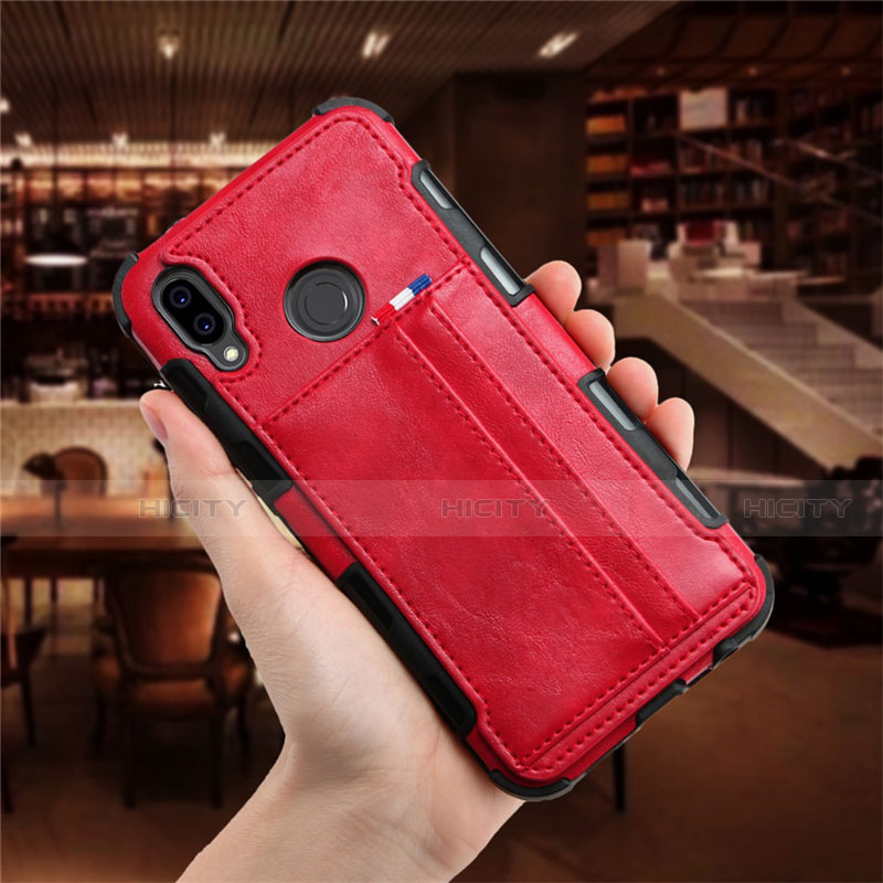 Funda de Cuero Cartera con Soporte Carcasa L01 para Huawei P20 Lite