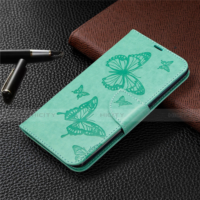 Funda de Cuero Cartera con Soporte Carcasa L01 para LG K61 Verde