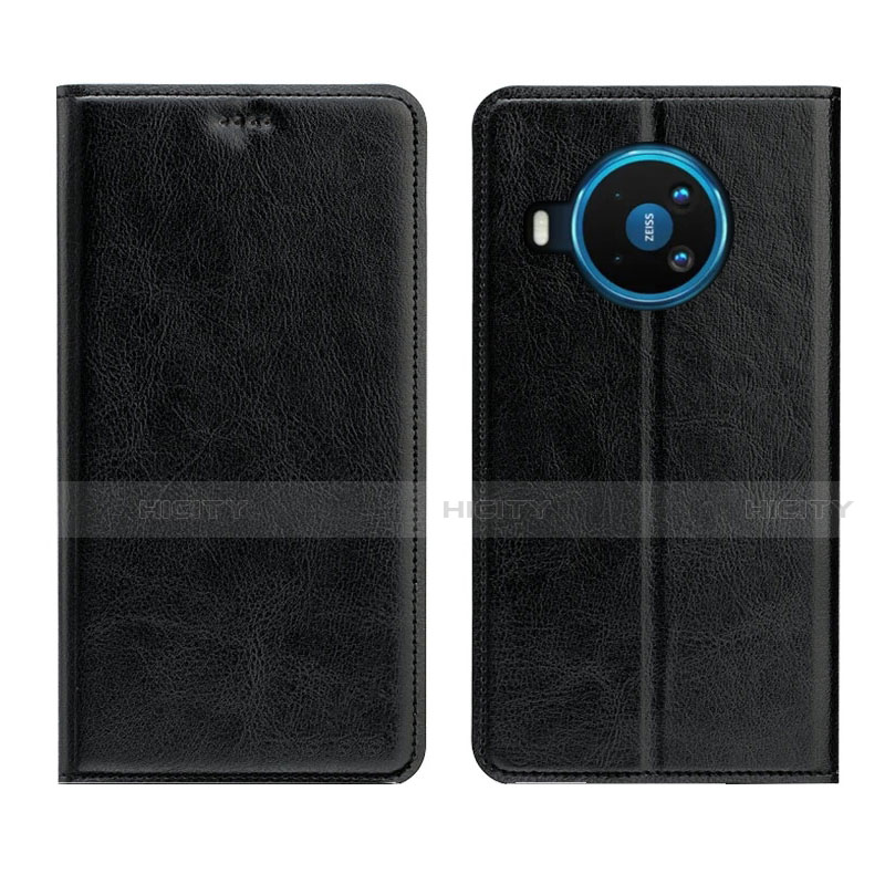 Funda de Cuero Cartera con Soporte Carcasa L01 para Nokia 8.3 5G Negro