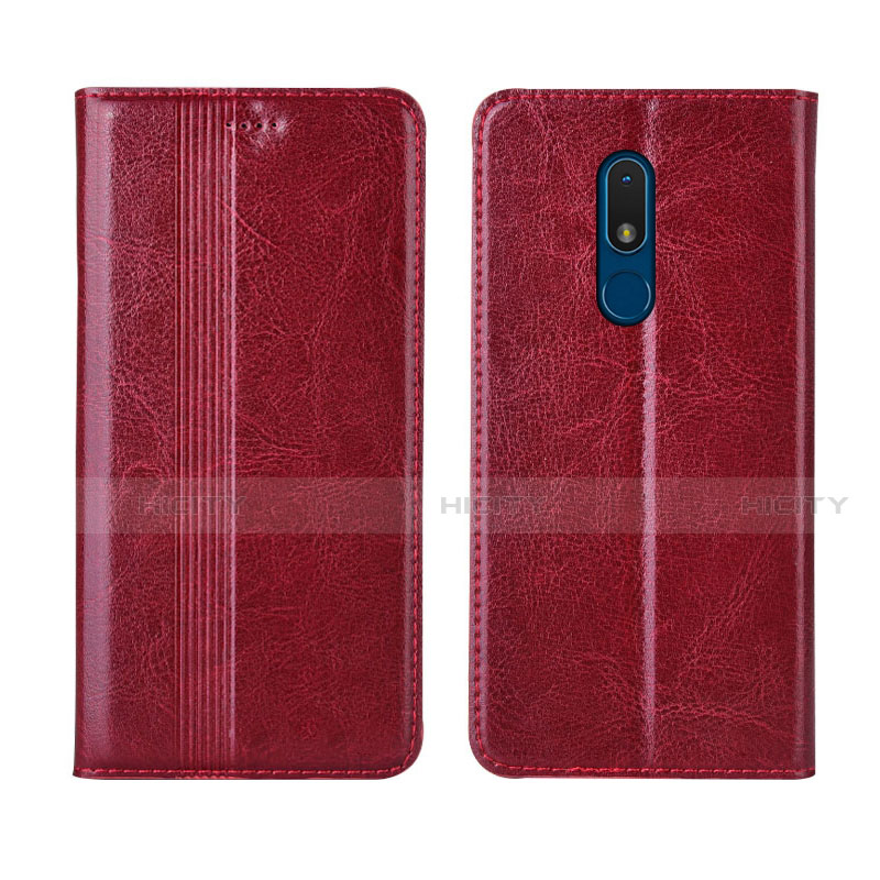 Funda de Cuero Cartera con Soporte Carcasa L01 para Nokia C3