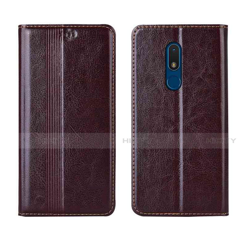 Funda de Cuero Cartera con Soporte Carcasa L01 para Nokia C3