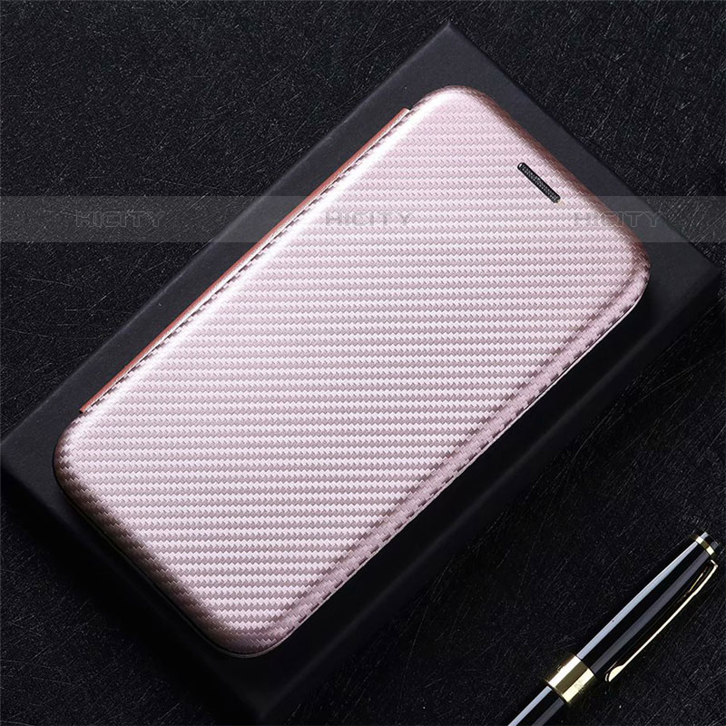 Funda de Cuero Cartera con Soporte Carcasa L01 para Oppo A11s Oro Rosa