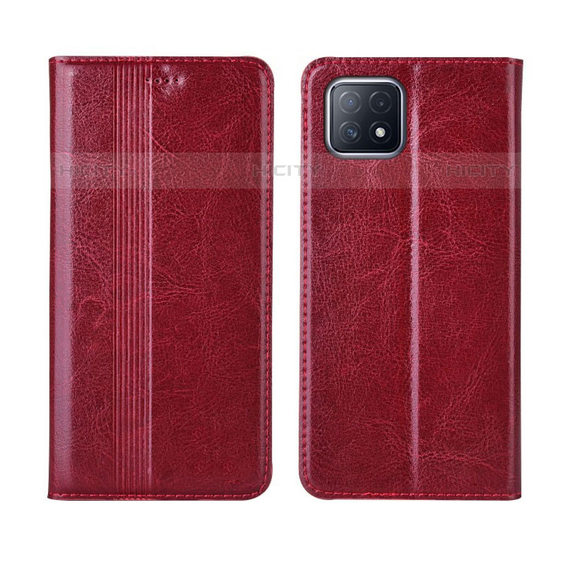 Funda de Cuero Cartera con Soporte Carcasa L01 para Oppo A53 5G