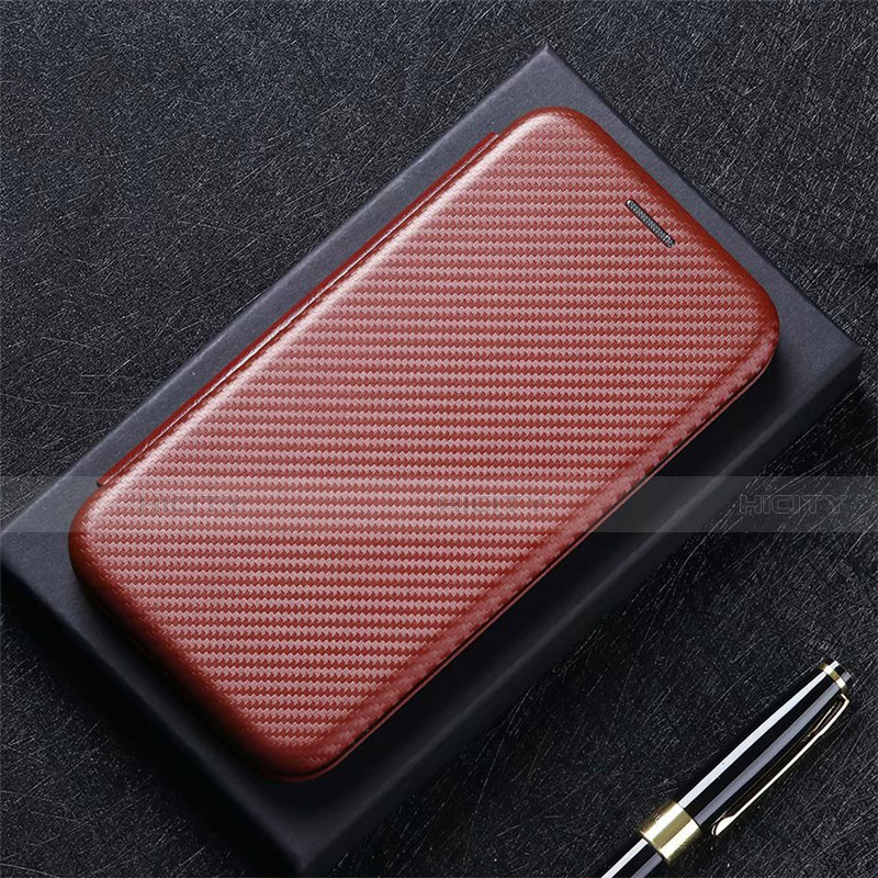 Funda de Cuero Cartera con Soporte Carcasa L01 para Oppo A53 Marron