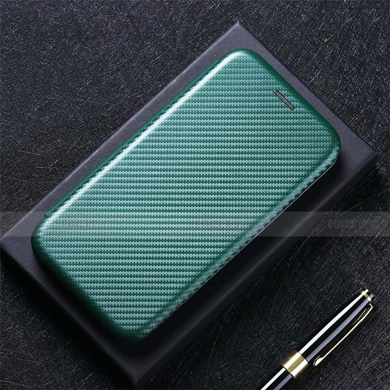 Funda de Cuero Cartera con Soporte Carcasa L01 para Oppo A53 Verde Noche