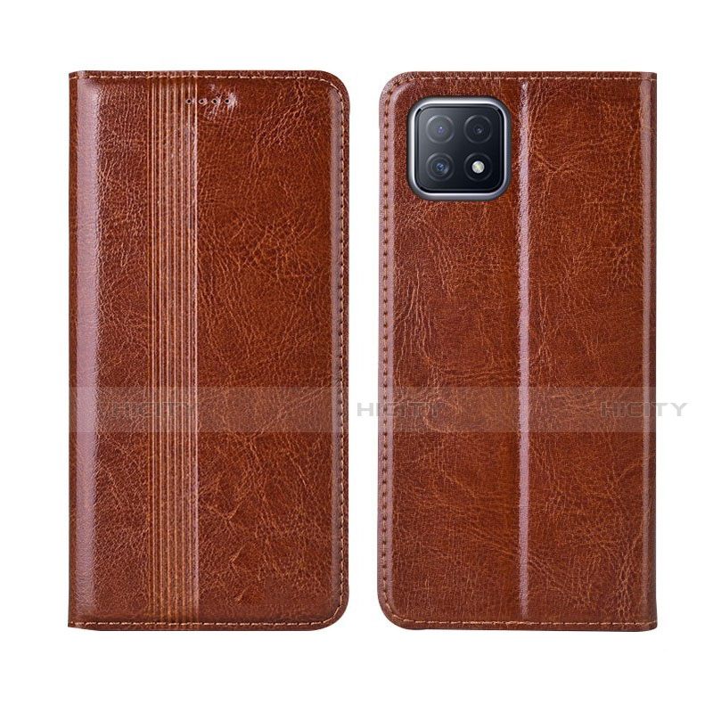 Funda de Cuero Cartera con Soporte Carcasa L01 para Oppo A73 5G