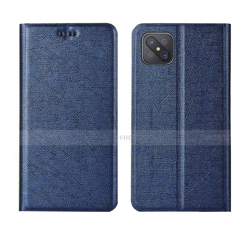 Funda de Cuero Cartera con Soporte Carcasa L01 para Oppo A92s 5G