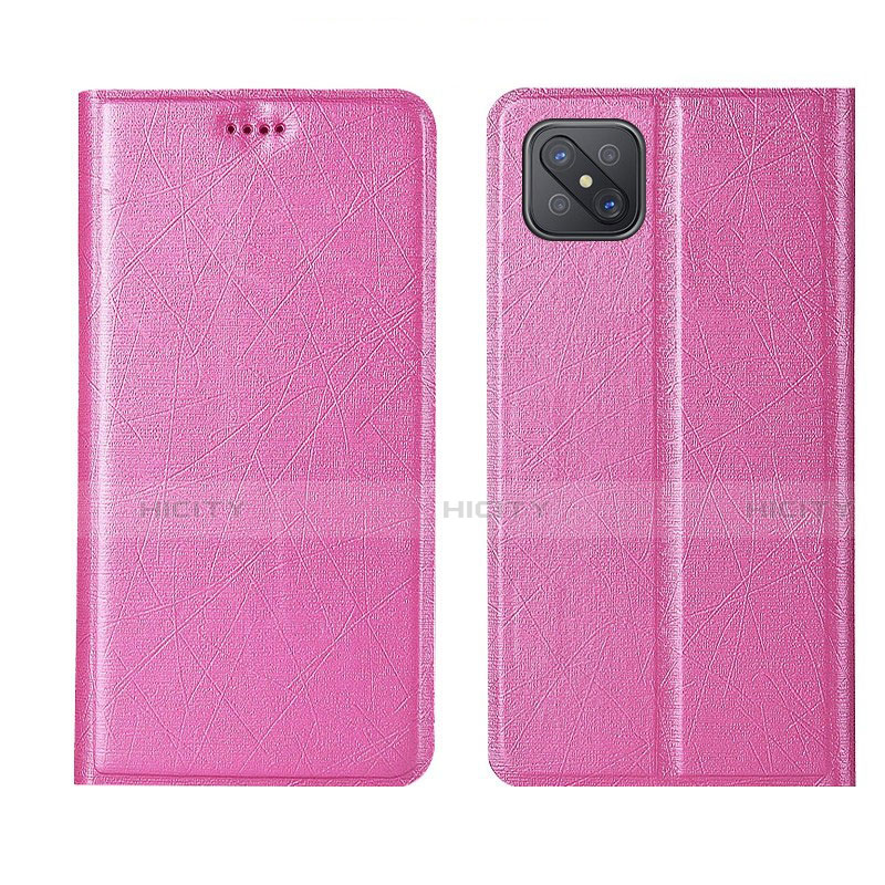 Funda de Cuero Cartera con Soporte Carcasa L01 para Oppo A92s 5G