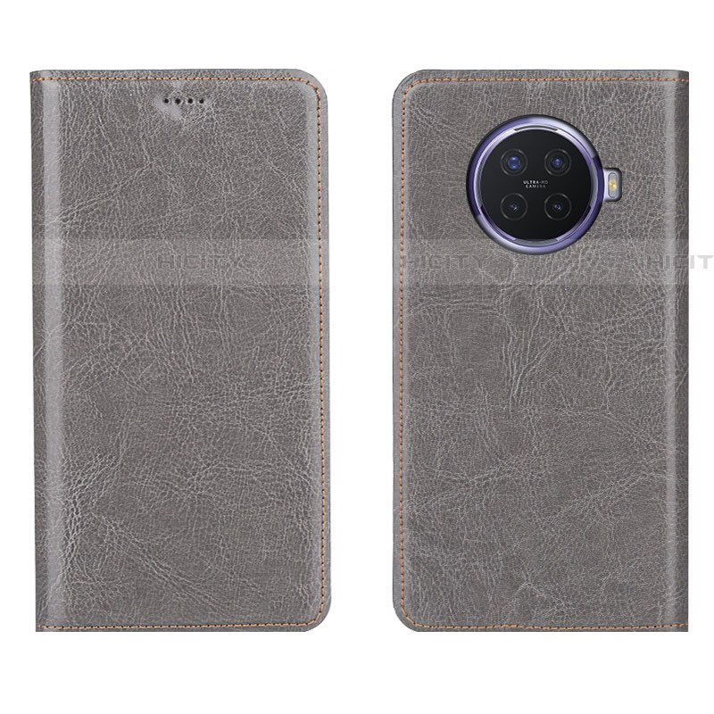 Funda de Cuero Cartera con Soporte Carcasa L01 para Oppo Ace2 Gris