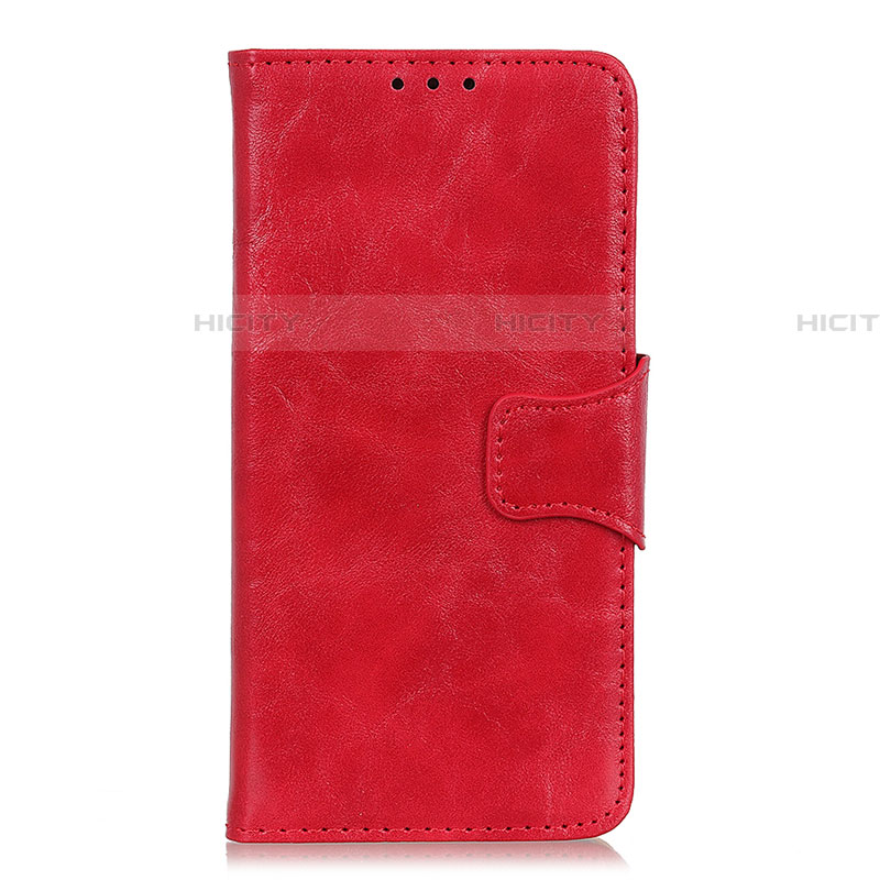 Funda de Cuero Cartera con Soporte Carcasa L01 para Oppo Find X2 Pro Rojo