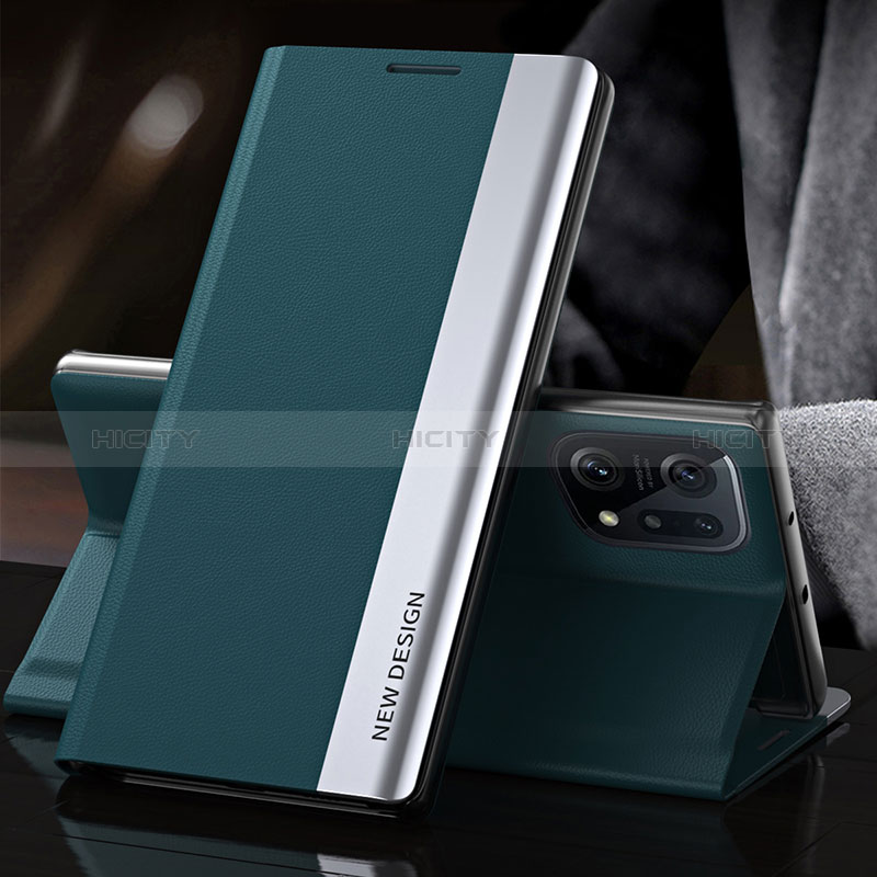 Funda de Cuero Cartera con Soporte Carcasa L01 para Oppo Find X5 5G