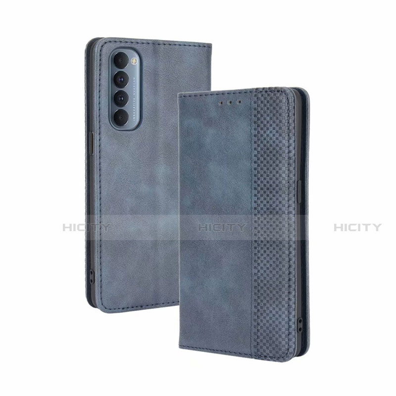 Funda de Cuero Cartera con Soporte Carcasa L01 para Oppo Reno4 Pro 4G