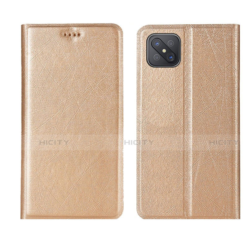 Funda de Cuero Cartera con Soporte Carcasa L01 para Oppo Reno4 Z 5G