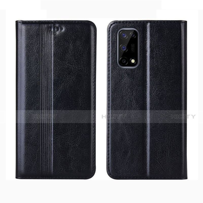 Funda de Cuero Cartera con Soporte Carcasa L01 para Realme Narzo 30 Pro 5G Negro