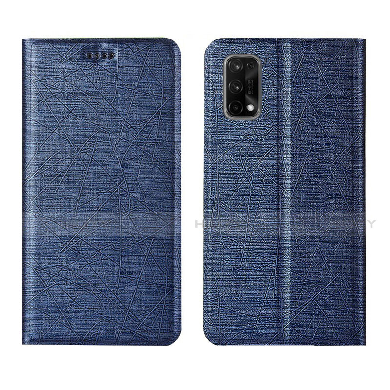 Funda de Cuero Cartera con Soporte Carcasa L01 para Realme V15 5G Azul