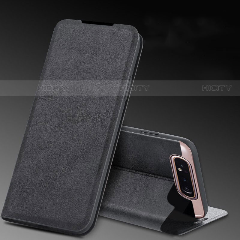 Funda de Cuero Cartera con Soporte Carcasa L01 para Samsung Galaxy A80