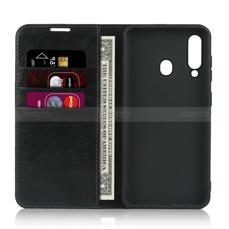 Funda de Cuero Cartera con Soporte Carcasa L01 para Samsung Galaxy M40