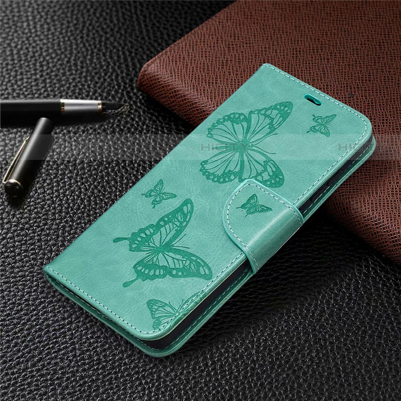 Funda de Cuero Cartera con Soporte Carcasa L01 para Samsung Galaxy S20 FE 4G Menta Verde