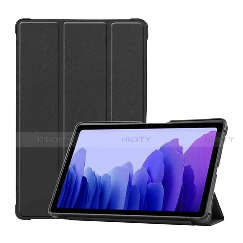 Funda de Cuero Cartera con Soporte Carcasa L01 para Samsung Galaxy Tab A7 4G 10.4 SM-T505 Negro