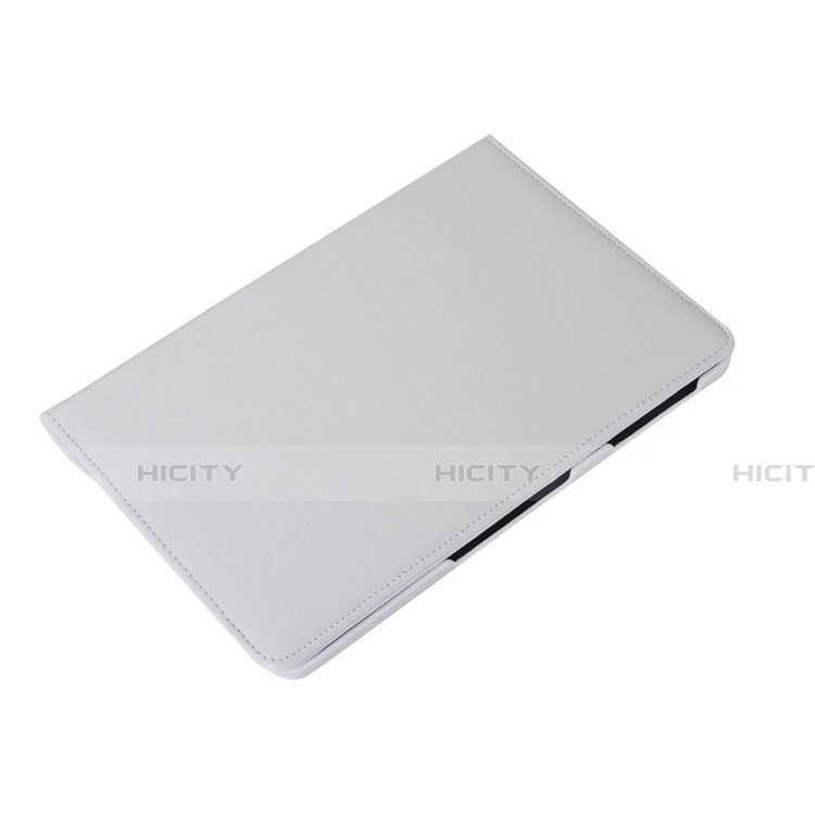 Funda de Cuero Cartera con Soporte Carcasa L01 para Samsung Galaxy Tab S6 Lite 4G 10.4 SM-P615 Blanco