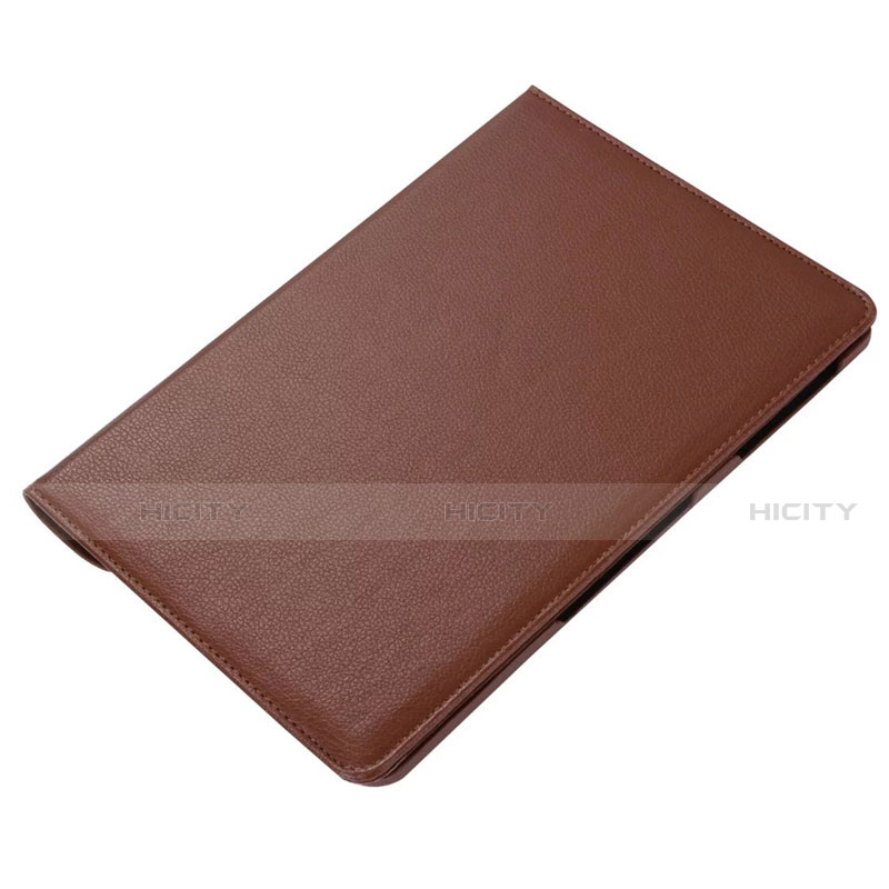 Funda de Cuero Cartera con Soporte Carcasa L01 para Samsung Galaxy Tab S6 Lite 4G 10.4 SM-P615 Marron