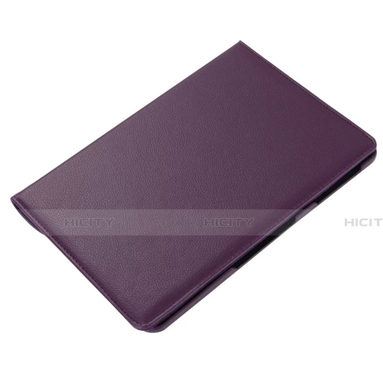 Funda de Cuero Cartera con Soporte Carcasa L01 para Samsung Galaxy Tab S6 Lite 4G 10.4 SM-P615 Morado