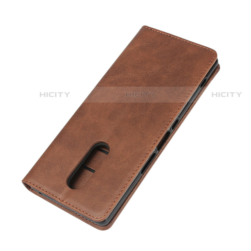 Funda de Cuero Cartera con Soporte Carcasa L01 para Sony Xperia 1