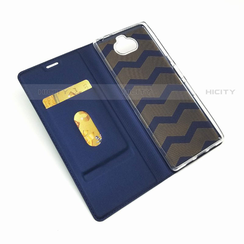 Funda de Cuero Cartera con Soporte Carcasa L01 para Sony Xperia XA3