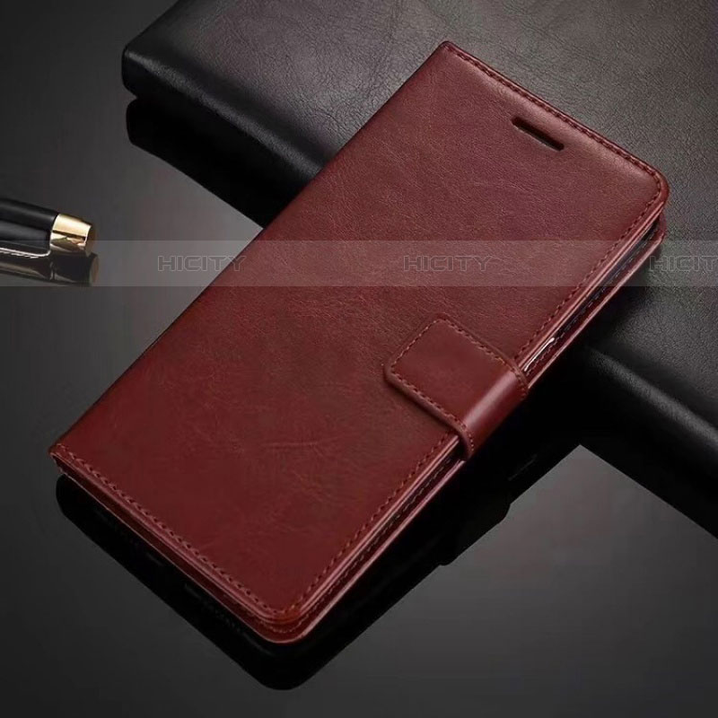 Funda de Cuero Cartera con Soporte Carcasa L01 para Vivo S1 Pro Marron