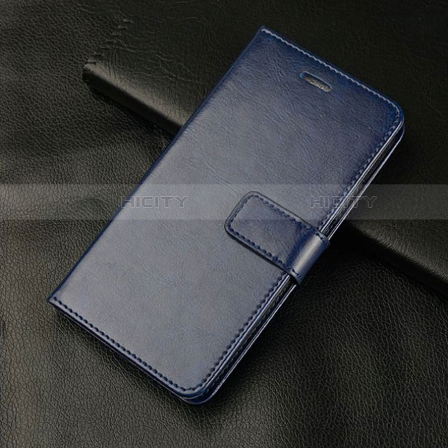 Funda de Cuero Cartera con Soporte Carcasa L01 para Vivo X50 Lite Azul