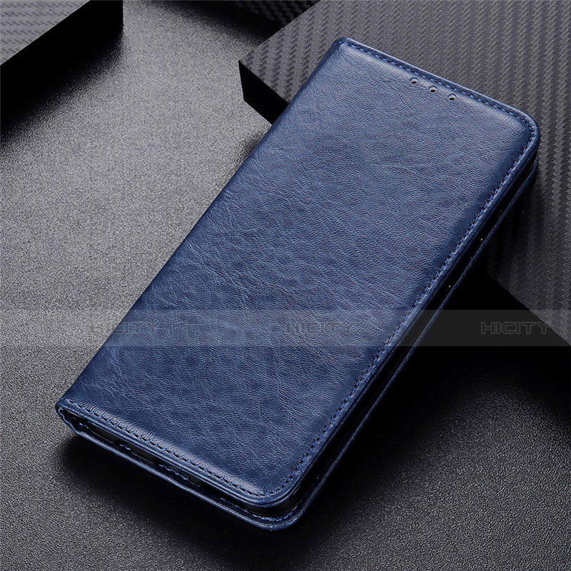 Funda de Cuero Cartera con Soporte Carcasa L01 para Vivo Y11s Azul