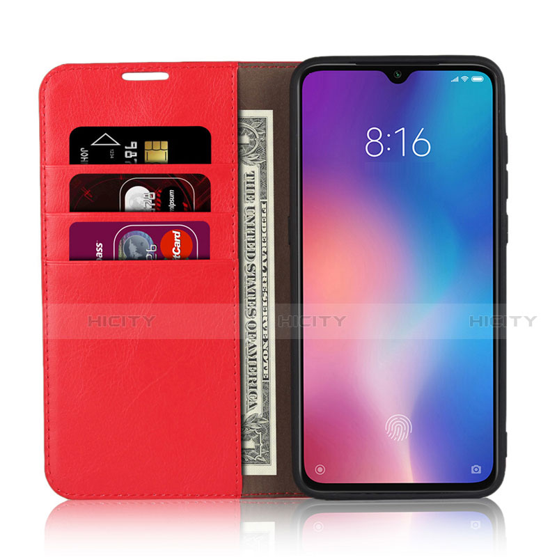 Funda de Cuero Cartera con Soporte Carcasa L01 para Xiaomi Mi 9