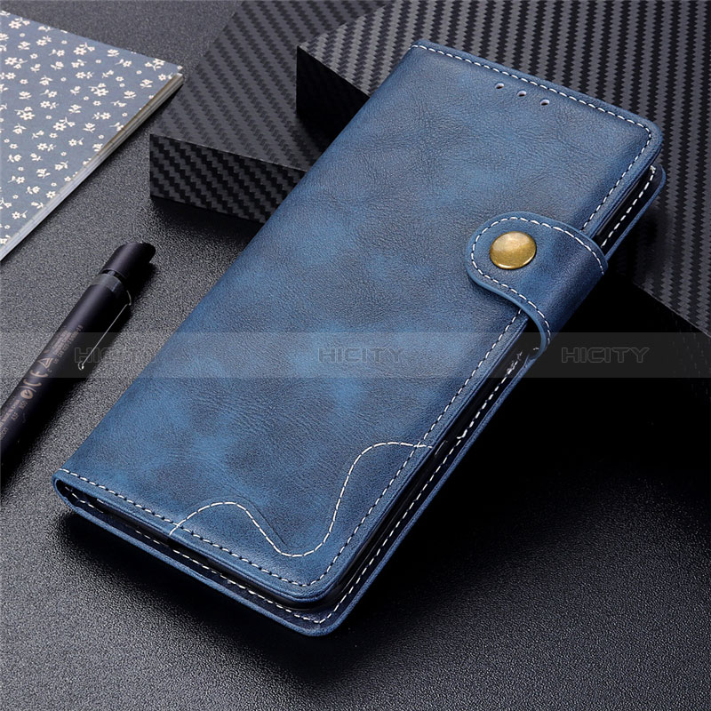 Funda de Cuero Cartera con Soporte Carcasa L01 para Xiaomi POCO C31 Azul