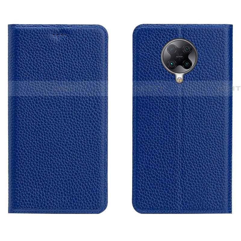 Funda de Cuero Cartera con Soporte Carcasa L01 para Xiaomi Redmi K30 Pro 5G Azul