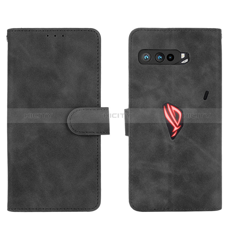 Funda de Cuero Cartera con Soporte Carcasa L01Z para Asus ROG Phone 3 Negro