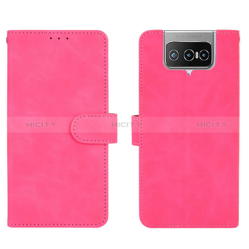 Funda de Cuero Cartera con Soporte Carcasa L01Z para Asus ZenFone 8 Flip ZS672KS