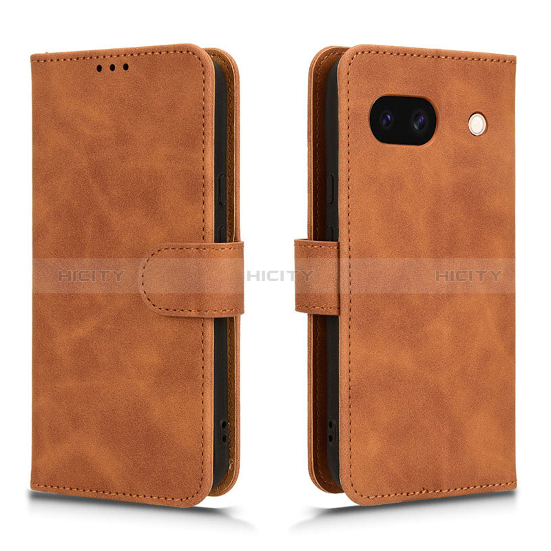 Funda de Cuero Cartera con Soporte Carcasa L01Z para Google Pixel 8a 5G Marron