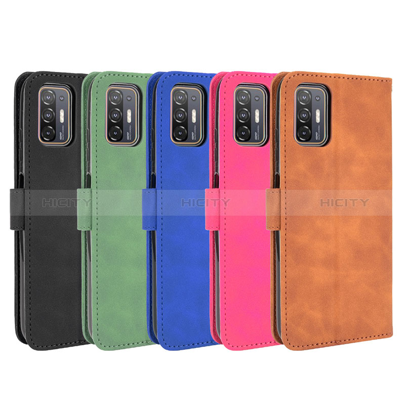 Funda de Cuero Cartera con Soporte Carcasa L01Z para HTC Desire 21 Pro 5G