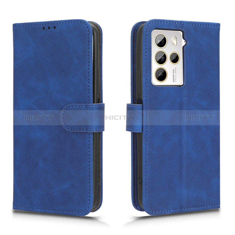 Funda de Cuero Cartera con Soporte Carcasa L01Z para HTC U23 Pro 5G Azul