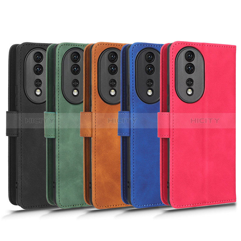 Funda de Cuero Cartera con Soporte Carcasa L01Z para Huawei Honor 80 5G