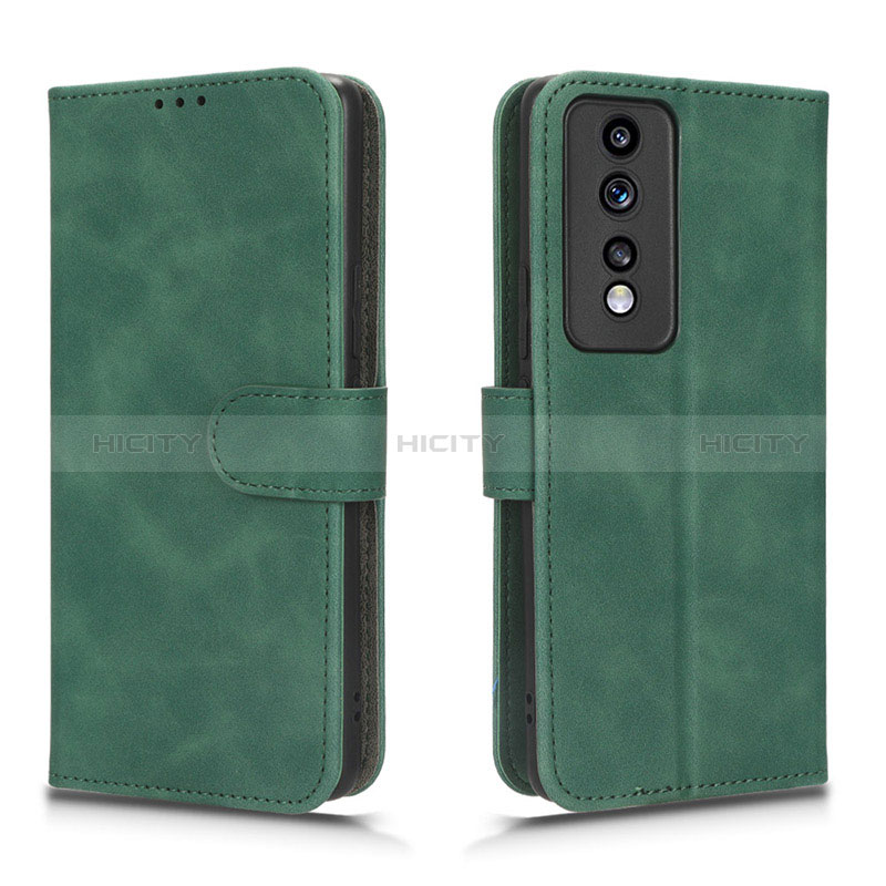 Funda de Cuero Cartera con Soporte Carcasa L01Z para Huawei Honor 80 GT 5G Verde