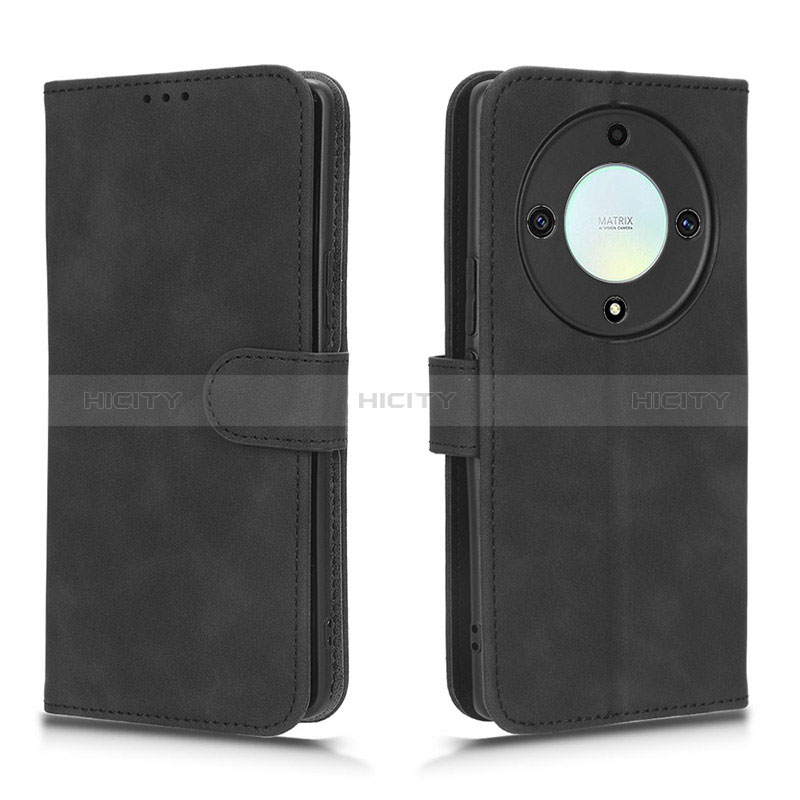 Funda de Cuero Cartera con Soporte Carcasa L01Z para Huawei Honor Magic5 Lite 5G Negro