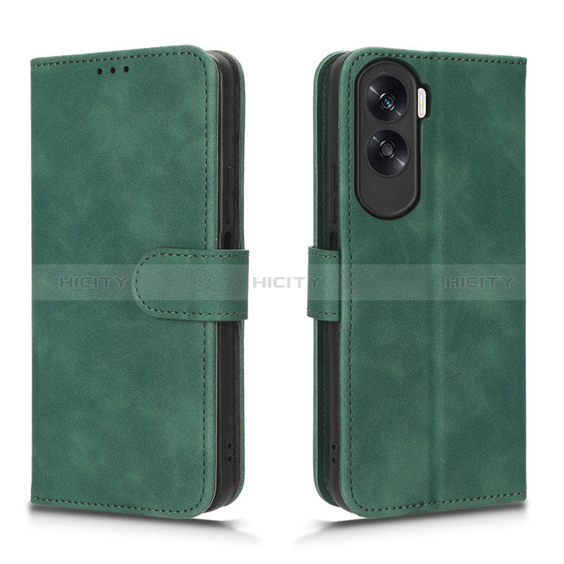 Funda de Cuero Cartera con Soporte Carcasa L01Z para Huawei Honor X50i 5G Verde