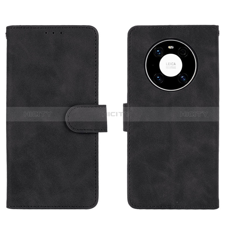 Funda de Cuero Cartera con Soporte Carcasa L01Z para Huawei Mate 40 Negro