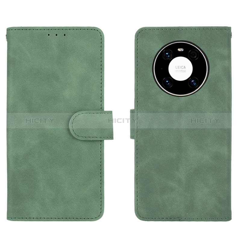 Funda de Cuero Cartera con Soporte Carcasa L01Z para Huawei Mate 40 Verde