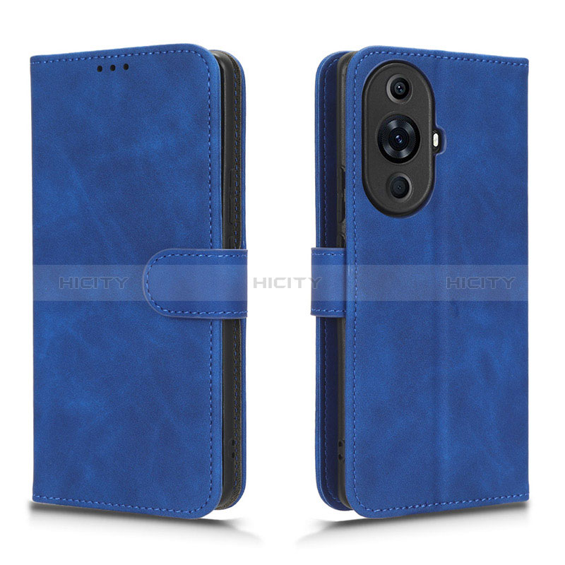 Funda de Cuero Cartera con Soporte Carcasa L01Z para Huawei Nova 11 Ultra Azul