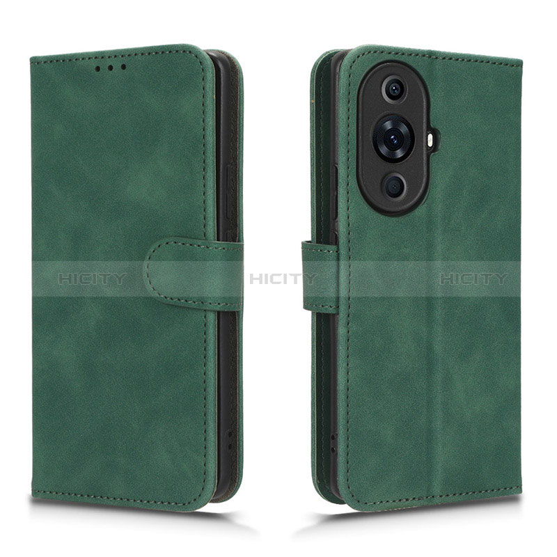 Funda de Cuero Cartera con Soporte Carcasa L01Z para Huawei Nova 11 Ultra Verde