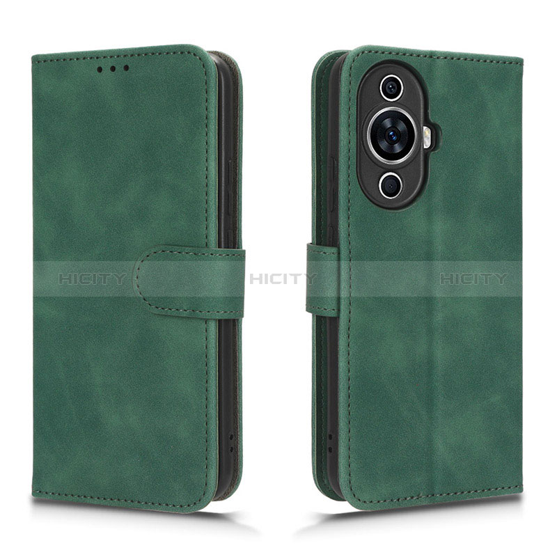 Funda de Cuero Cartera con Soporte Carcasa L01Z para Huawei Nova 11 Verde