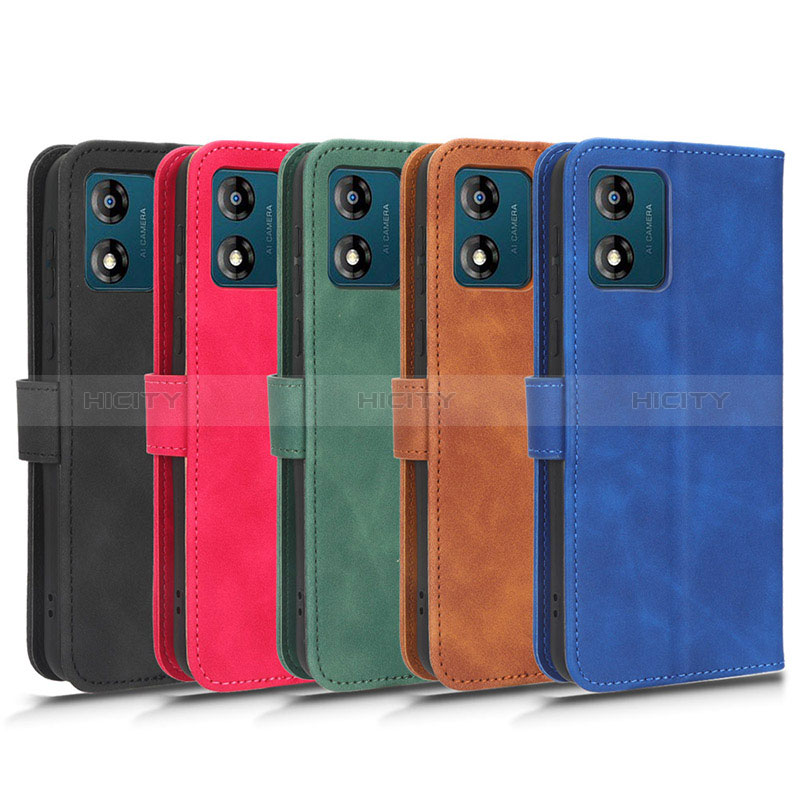 Funda de Cuero Cartera con Soporte Carcasa L01Z para Motorola Moto E13