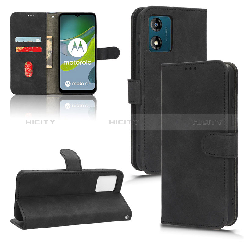 Funda de Cuero Cartera con Soporte Carcasa L01Z para Motorola Moto E13